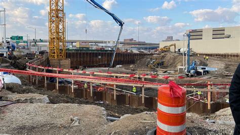 Crews begin pouring concrete foundation for Milwaukee's newest .